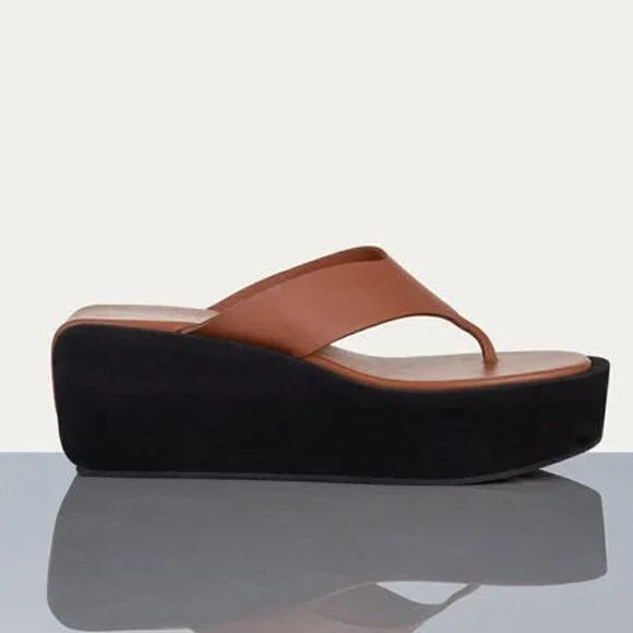 NWOB Frame Le Ocean Platform Sandal Sz-39 - Picture 1 of 8